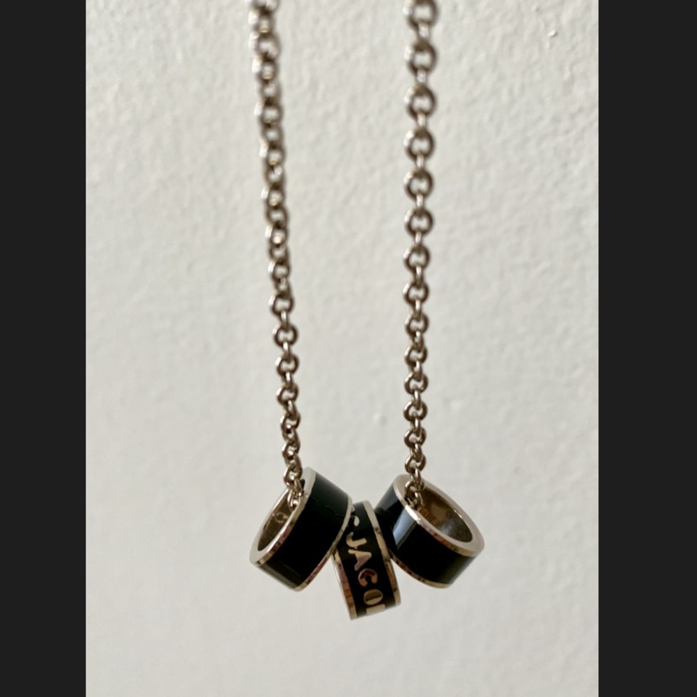 MARC by Marc Jacobs Sweetie Rings Necklace Black
